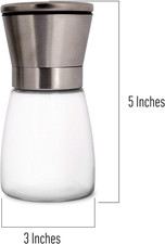 Original Stainless Steel Salt or Pepper Grinder 1pk - Adjustable Ceramic Sea ...