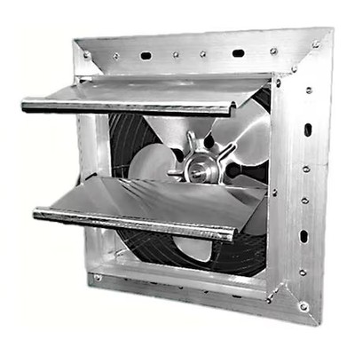 Dayton 484X36 Shutter Mount Exhaust Fan, 7'', Variable Speed, 250 Cfm, 115V