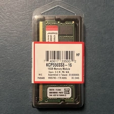 *new+open Kingston 16GB KCP556SS8-16  LAPTOP DDR5-5600(1x16GB,262P) *144*more
