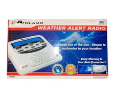 Midland Weather Alert Radio WR-120EZ New In Box
