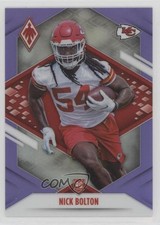 2021 Panini Phoenix Rookie Purple 44/125 Nick Bolton #167 rf2