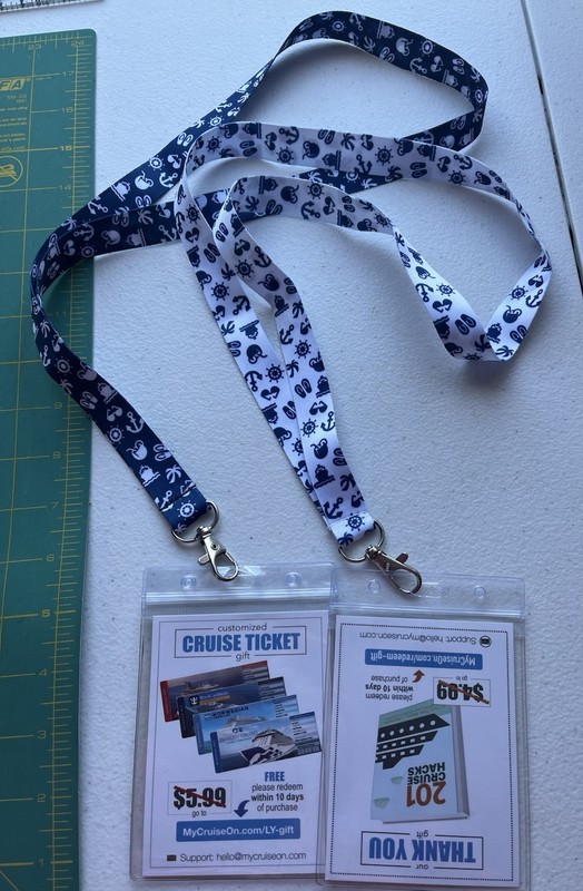 2 New Lanyards Great For Cruising.  Never Used.