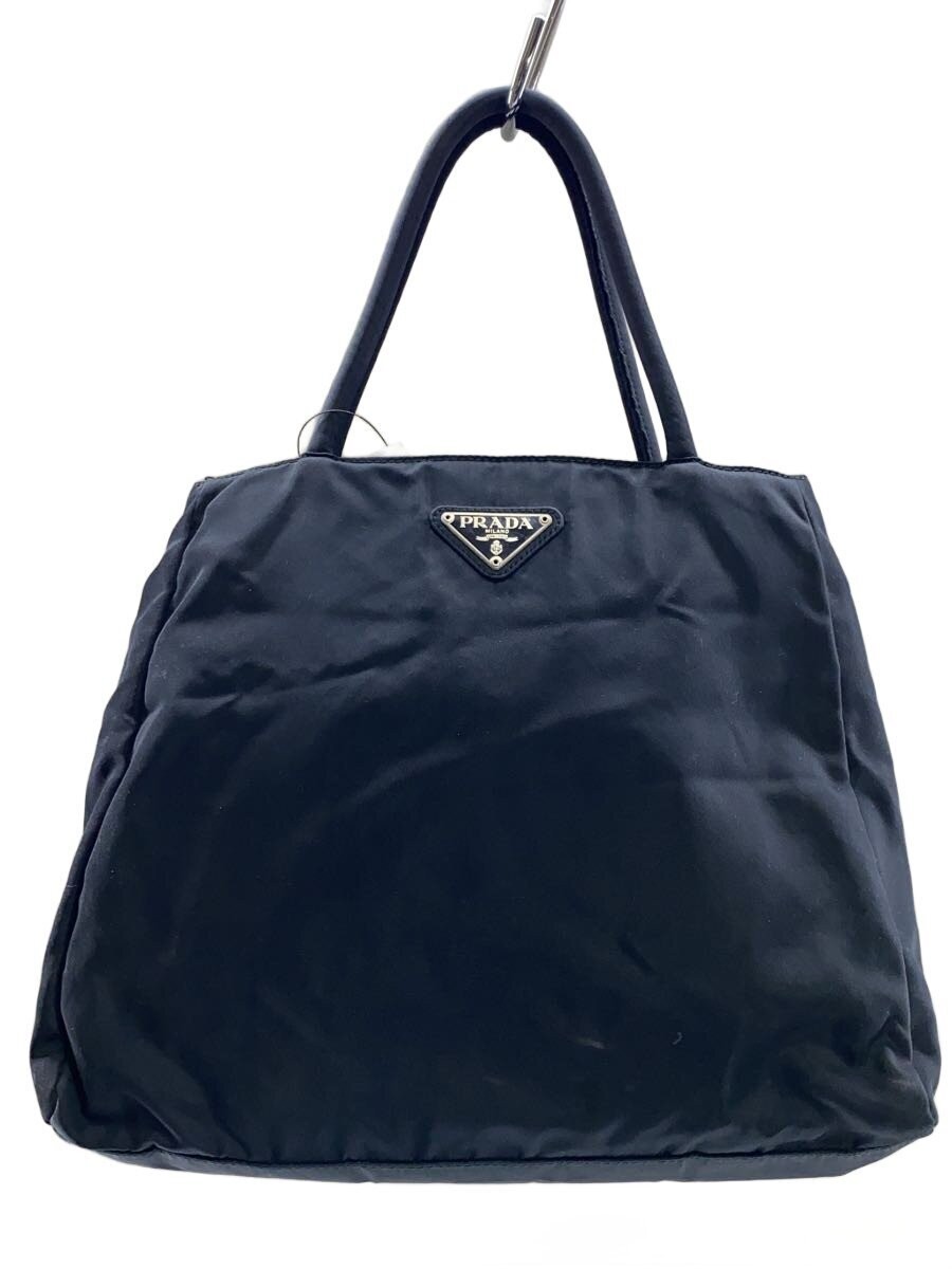 PRADA handbag nylon black plain