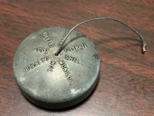 Original Oil Filler Cap with cable for an Austin Healey (Late BN4 - BJ8)