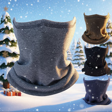 Neck Gaiter Warmer Tube Scarf Winter Fleece Motorcycle Ski Snow Half Face Mask