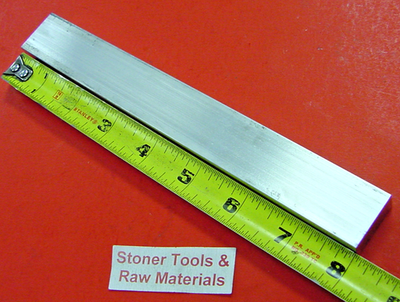 #ad 1 2quot; X 1 1 2quot; ALUMINUM 6061 T6511 SOLID FLAT BAR 8quot; long Extruded New Mill Stock $14.14