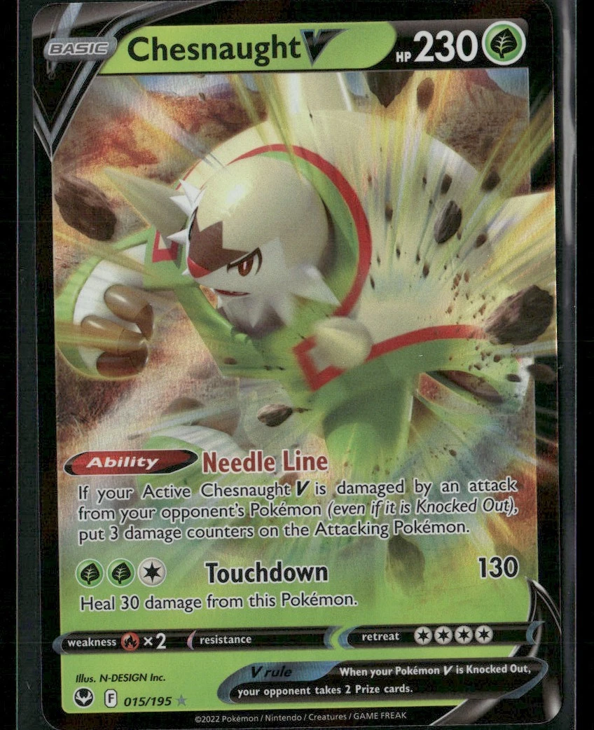 Chesnaught V Pokmon TCG Cards for sale | eBay Chesnaught V Pokmon TCG Cards for sale | eBay