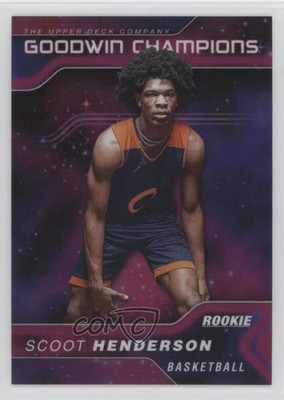 2023 Goodwin Champions Platinum Cosmic /199 Scoot Henderson #P26 Rookie RC 18d6