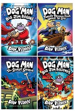 Dog Man Series 11-14 Collection 4 Books Set By Dav Pilkey (Twenty Thousan | TODO