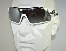 Tifos Davos 7041 Matte/White Gray/Mirrored Adult Mens Shield Cycling Sunglasses