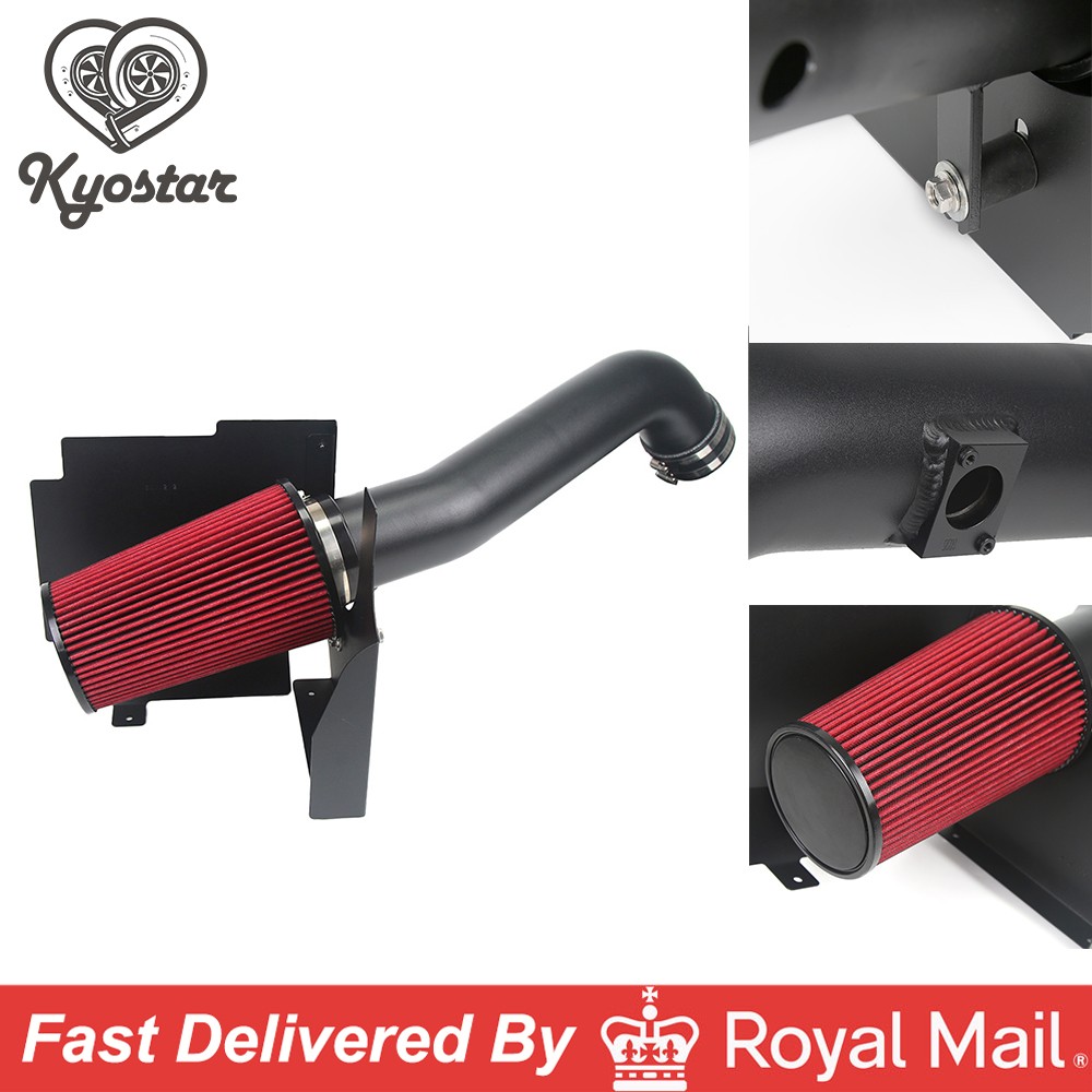Black Cold Air Intake System For 01-04 Chevy Silverado &01-04 GMC Sierra 6.6L UK
