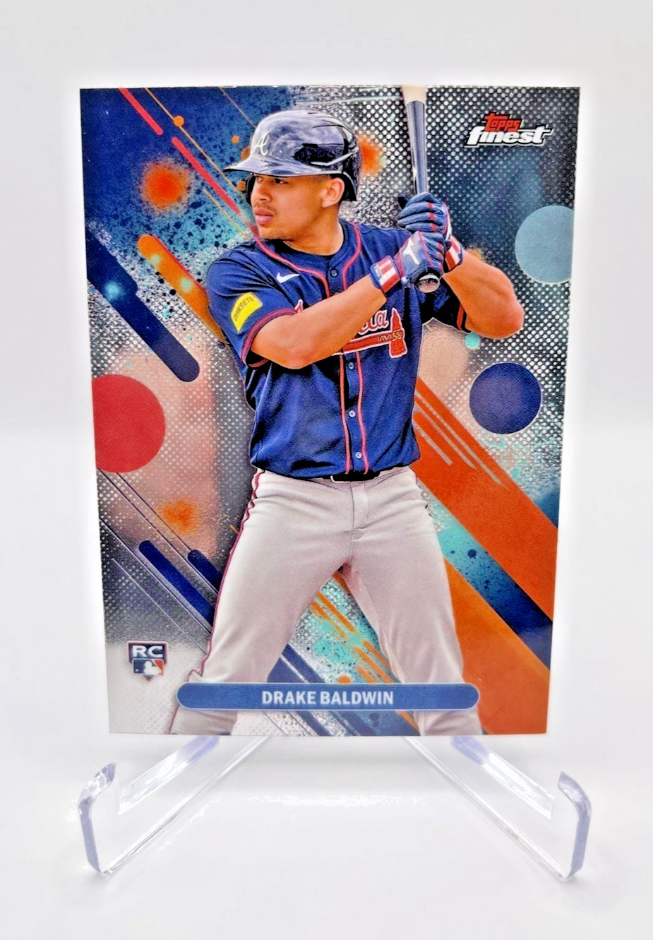 2025 Topps Finest Drake Baldwin Common #21 Rookie Braves RC