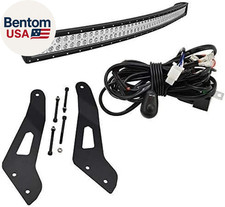 52 Inch 288W Offroad Curved LED Light Bar Spot/Flood Combo Beam Upper Roof Win