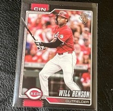 Will Benson REDS<Black border /75>2026 Topps Baseball Series1 MLB