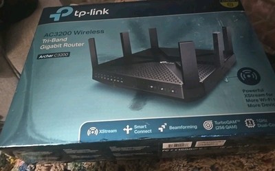 TP-Link Archer C3200 AC3200 Wireless Tri-Band Gigabit Router 