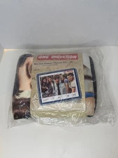 RARE One Direction 1D Fleece Blanket no sew kit  48X60