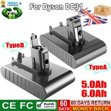 Battery Type A/ B for Dyson DC31 DC34 DC35 DC44 DC45 DC30 Animal Handheld Vacuum