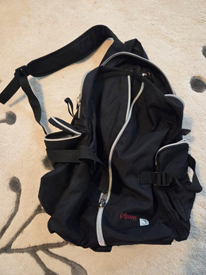 Pigeon Diaper Bag Back Pack Large Black With 2 Side Pockets for Wipes