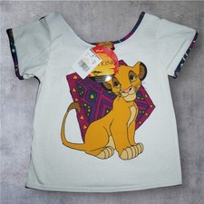 Deadstock Vintage Disney Lion King Simba T-Shirt Size 6 Made in USA 90s Tee NWT