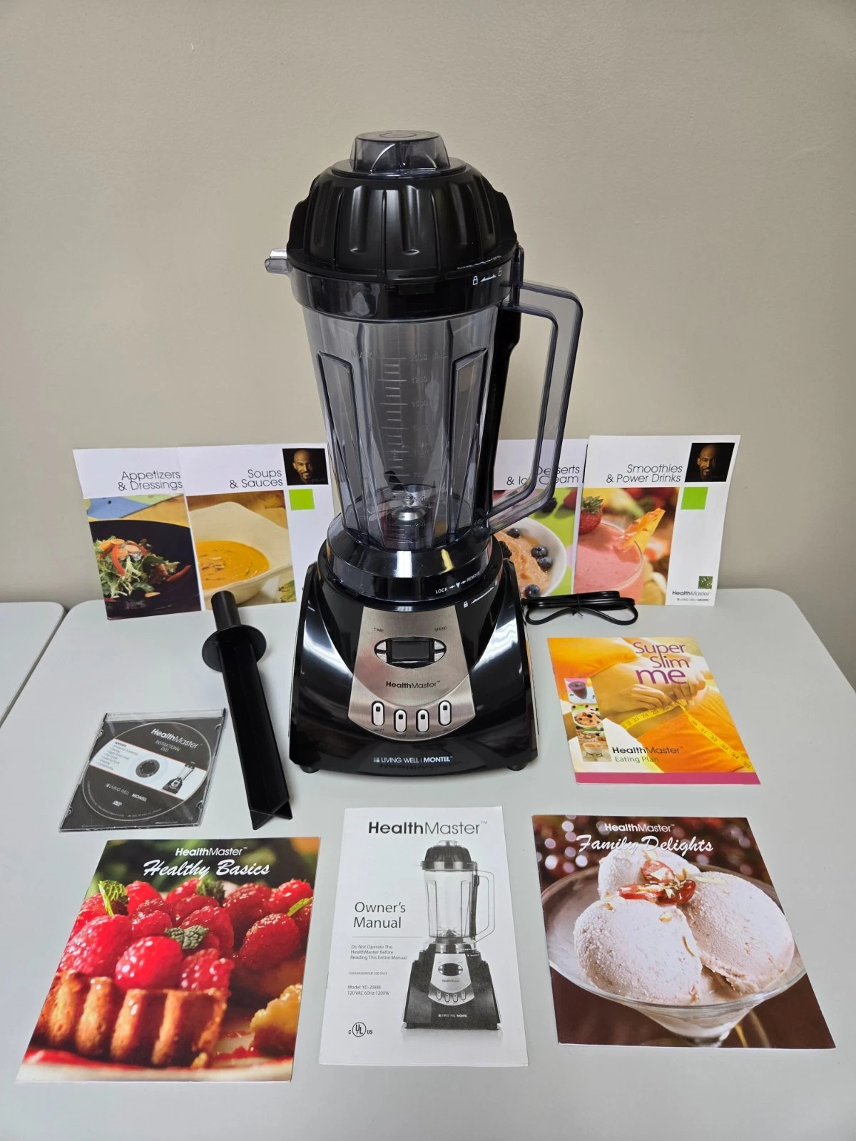 Health Master (70 oz Blender) Living Well / Montel YD-2088E (Clean / Works Well)
Opens in a new wind