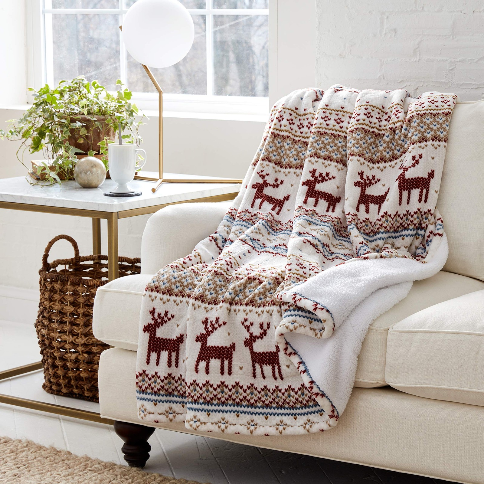 УМНОЕ ЭЛЕКТРИЧЕСКОЕ ОДЕЯЛО EDDIE BAUER С ПОДОГРЕВОМ И ПОДДЕРЖКОЙ WI-FI FAIR ISLE SILVER 10690₽