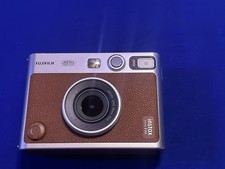 Fujifilm Instax Mini EVO Hybrid Instant Camera  Brown camera Only 