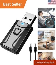 Plug  Play Bluetooth Transmitter Receiver - Upgrade Car Audio  Safety Features