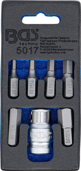 "Schraubendreher-Bit-Satz | Antrieb AußEnsechskant 10 Mm (3/8\") | Innensechskant "-image