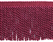 DÉCOPRO 6" Decorative Bullion Fringe Trim, Satiny Finish [Sold By The Yard]