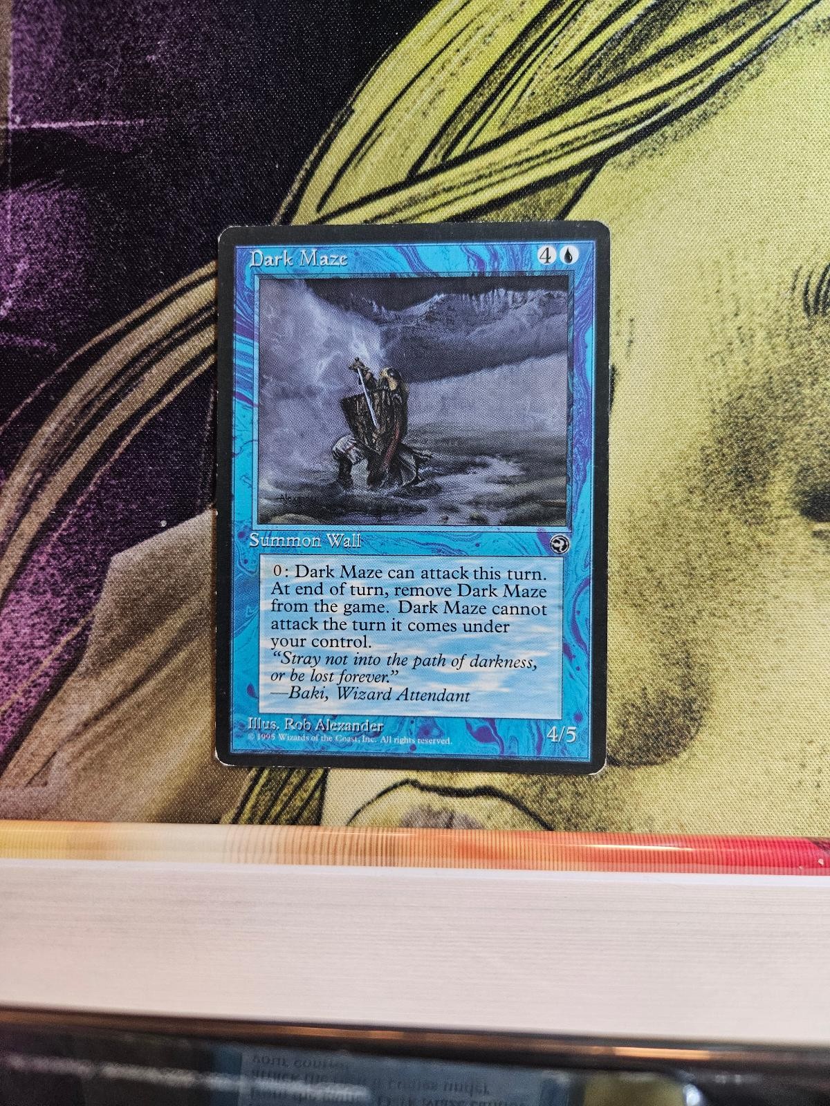 Dark Maze [Version 2] Common Homelands Magic: The Gathering Moderately Played