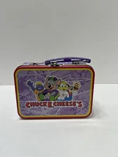Chuck E. Cheese's Mini Metal Lunch Box  2006 Vintage Prize READ!
