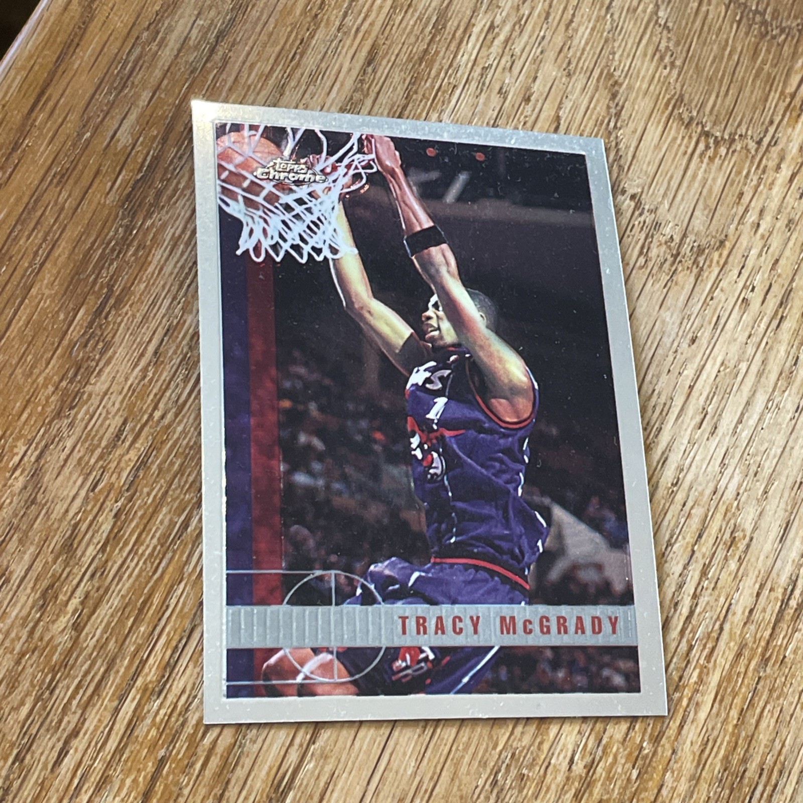 1997-98 Topps Chrome Tracy Mcgrady Rookie RC Card #125 Raptors