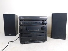 Magnavox AS305M Radio Turntable Record Player Dual Cassette 8 Ohm Speakers Video