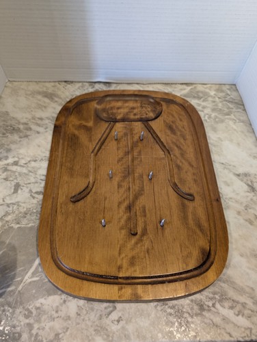 VINTAGE Stoware Barbed Duck/MEAT Cutting Board Stowe Vermont Sharp SPIKES WD910 - Picture 2 of 12