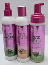 MIELLE Rice Water Set Of 3 Foam, Moisturing Milk  Braid  Scalp Moisturizer