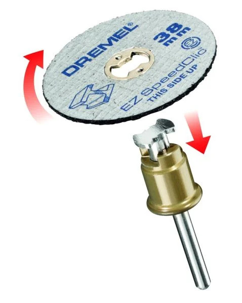 Dremel Metall-Trennscheibe Speedclic-Set Mit Dorn 2 Trennscheiben Trennscheibe-image