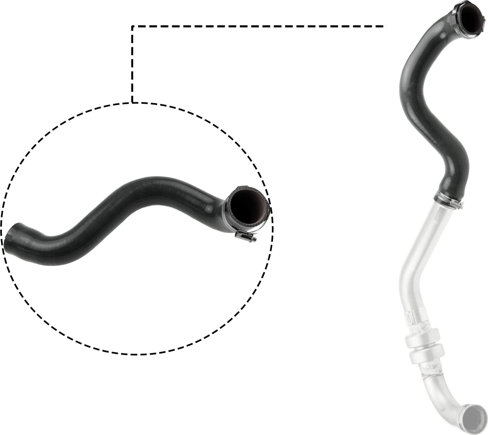 GATES-OE 09-0089 Charge Air Hose for RENAULT