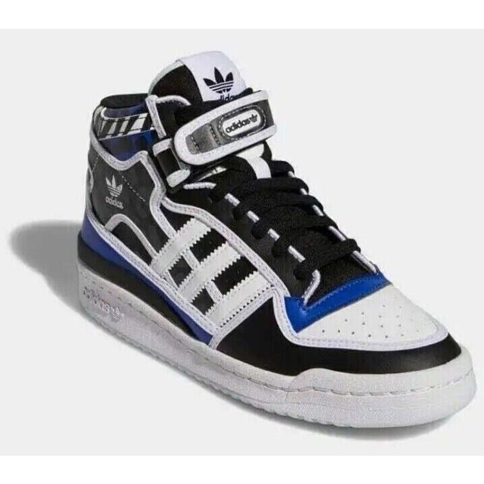 **Women's Adidas FORUM MID Rich Mnisi Bold Blue White Black | sz 13 GV8053 New thumbnail 6