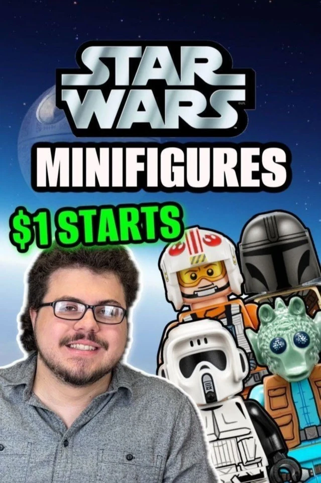 🚨300+ LEGO Star Wars Minifigures & Foil Bags - $1 Starts!