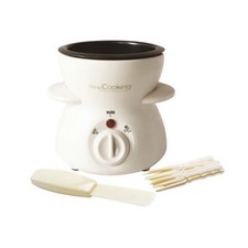 Scrapcooking Appareil à Fondue Chocolat 25w Blanc 3895