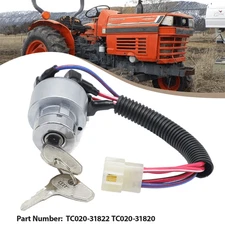 For Kubota L2050 L2250 L2350 L2500 L2501 L2550 L2850 Ignition Switch TC020-31822