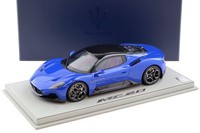 1:18 Bbr Maserati MC20 Coupe 2020 Blu Infinito Dealer Version