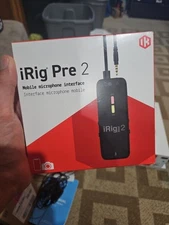 New open box IK Multimedia iRig Pre 2 - XLR Microphone Interface for iOS Devices