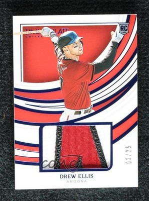 2022 Panini Immaculate Remarkable Rookie Jerseys Blue 2/25 Drew Ellis RC s1i