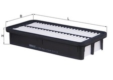 MAHLE Luftfilter LX 3265 Filtereinsatz für TB GETZ HYUNDAI CRDi GLS