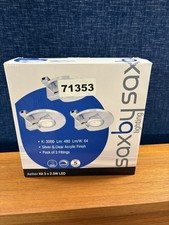 Saxby lighting set of 3 LED surface mounted under cabinet fitting