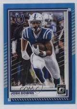 2025 Panini Donruss Optic Neon Blue Prizm /399 Josh Downs #34 1q03