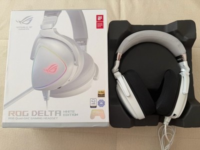 ASUS ROG Delta White Edition USB-C Gaming Headset für PC, PS4