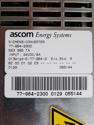 Siemens Sinumerik 840D Flachbedientafel 6FC5203-0AB20-1AA0 Converter 77-964-2300 - Bild 7 von 8