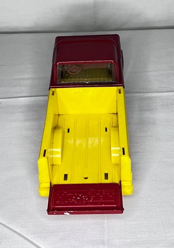 Vintage Structo HOM-PAH Hom Pak - Pickup Truck Red/Yellow 8 3/4 Inches - Picture 5 of 11